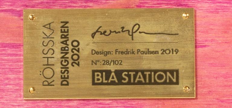 FREDRIK PAULSEN, "Röhsska"Designbaren, chair, Blå Station 2020, Chair 28/102.