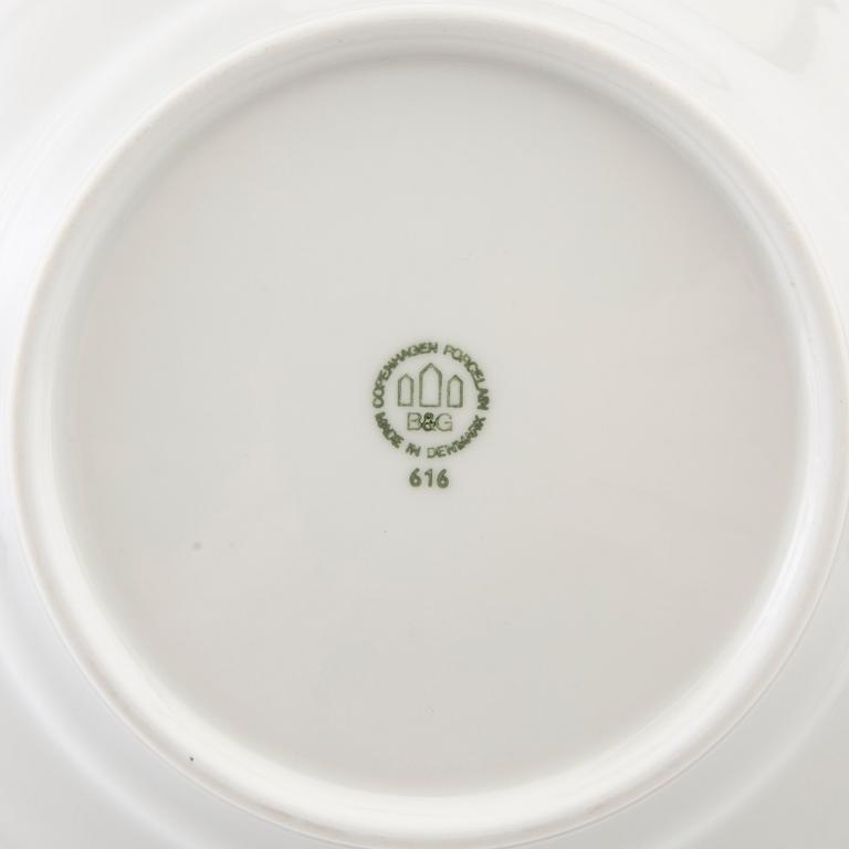 Servis  21 dlr Bing & Grøndahl, Danmark 1900-talets andra hälft porslin.