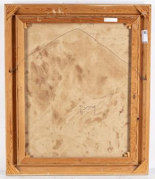 Albin Amelin, oil on canvas, signed and dated -54.