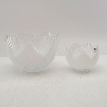 Berit Johansson, 2 signed bowls.