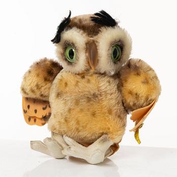 Leksaksdjur, 10 st, Steiff, med katalog, 1950-/60-tal.
