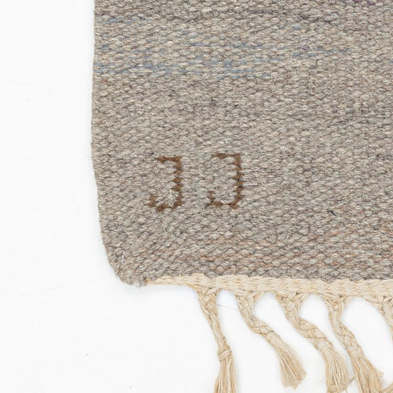 Judith Johansson, a carpet, "Gång", rölakan, ca 245 x 166 cm, signed JJ.