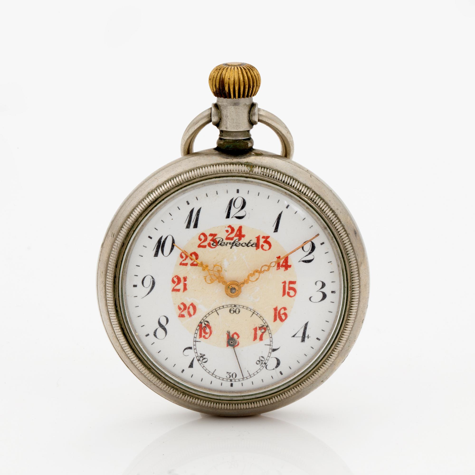 PERFECTA, pocket watch, 53 mm,