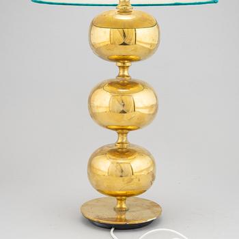 A brass table light from Ab Stilarmatur, Tranås, 1970's.