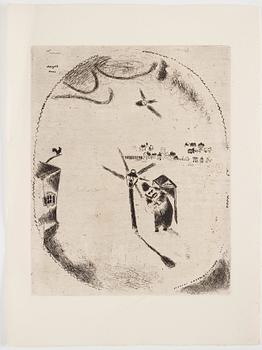 MARC CHAGALL, 71 st etsningar ur upplagan om 285 exemplar på Arches/MBM/J. Perrigot-papper, 1923-1948.