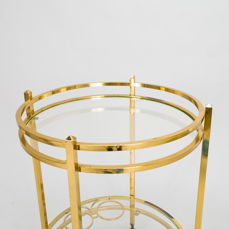 A mid 20th century serving trolley.