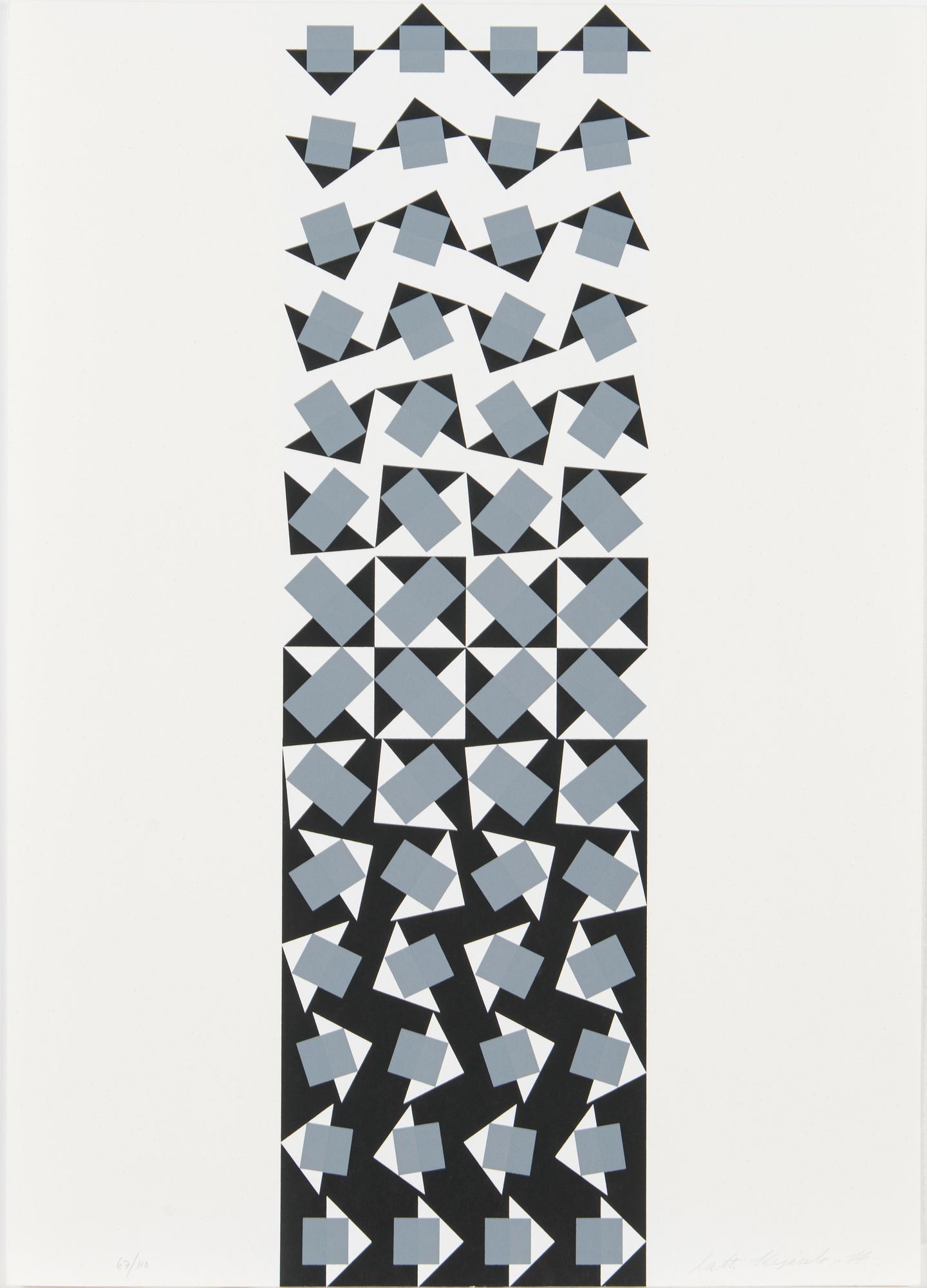 Portfolio with eleven serigraphs, signed and numbered 67/110, 1977.