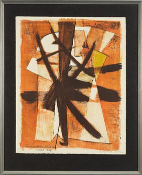 Ernst van Leyden, Abstract composition.