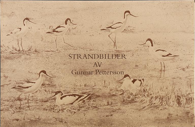 GUNNAR PETTERSSON, 4 st, färglitografier, signerade och numrerade 80/375.