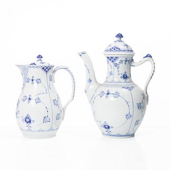 Royal Copenhagen, servisdelar, 6 st, "Musselmalet", Danmark.