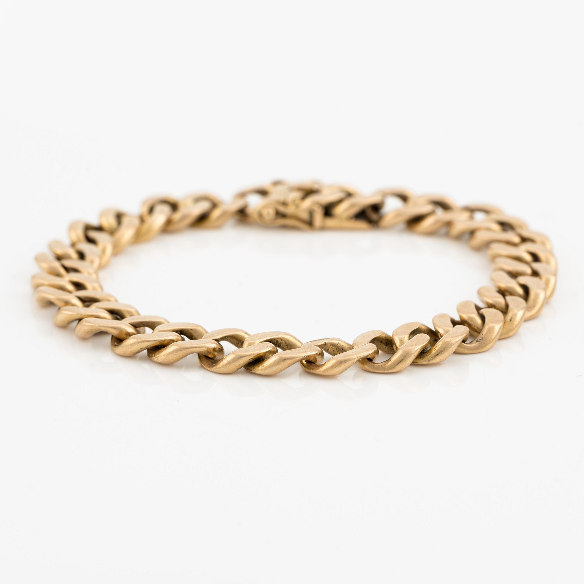 Armlänk 18K guld, pansarlänk.