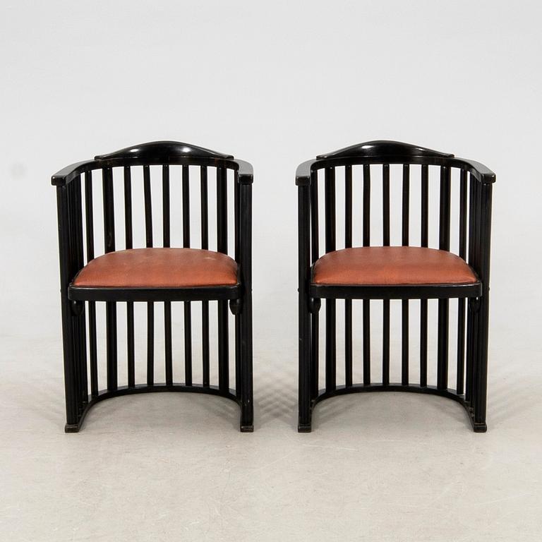 Josef Hoffmann, karmstolar ett par tillskrivna, 1900-talets första hälft.