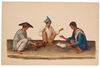 Justiniano Asunción Attributed to, Studies of the people of Manilla, Philippines.