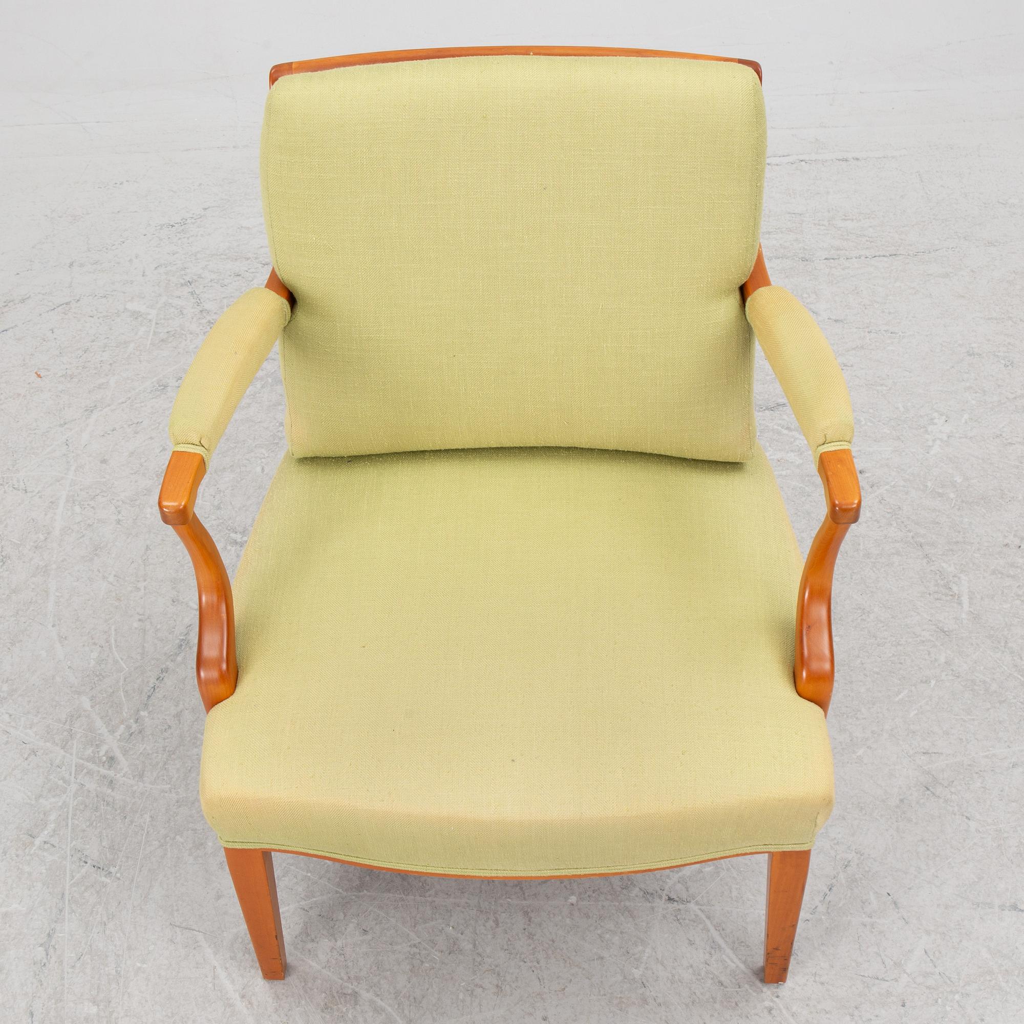 Josef Frank, a model 969 armchair, Firma Svenskt Tenn, Sweden.