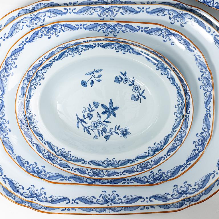 A Swedish Rörstrand 'Ostindia' dinner service, late 20th century and 21st century. (102 pieces).