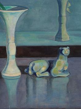 Einar Jolin, Still life with lilies.