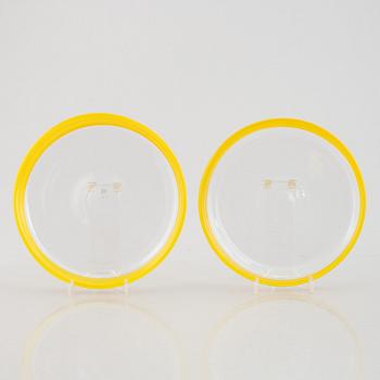 Erik Höglund, glas, sju delar, Boda.