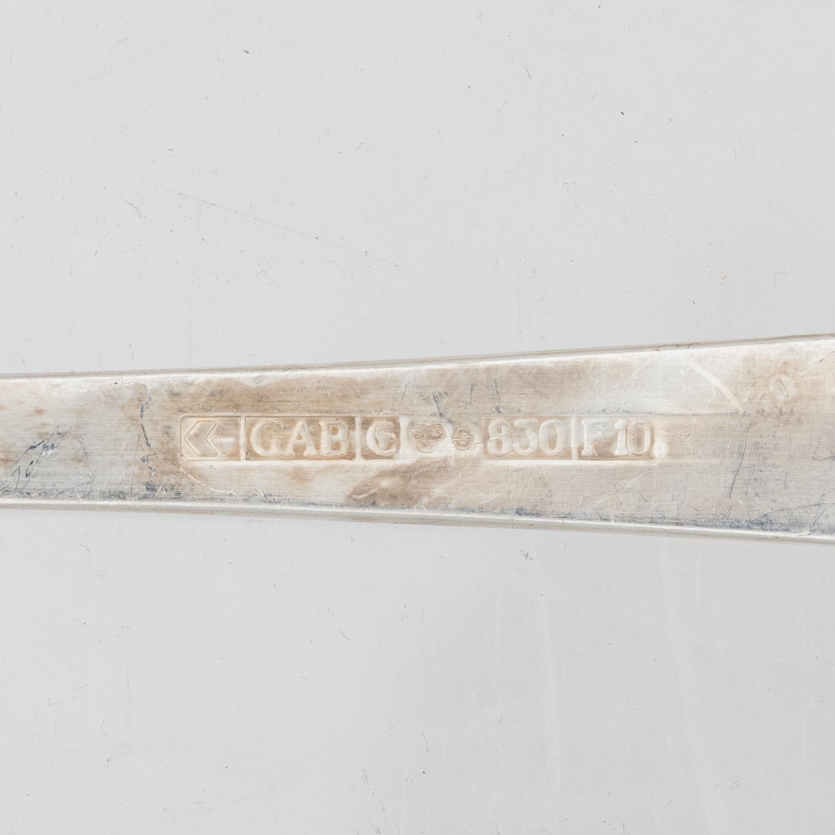 Jacob Ängman, a Swedish silver cutlery set, 'Rosenholm', GAB, some Eskilstuna 1978 ( 102 pieces).