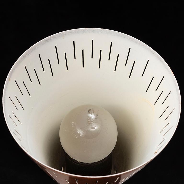 a set of three 1960's copper ceiling pendants.