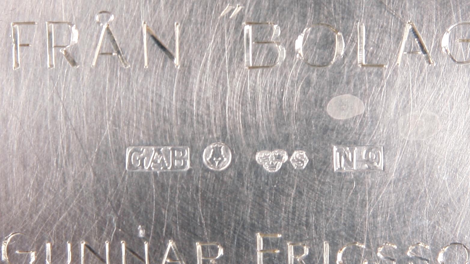 SKÅL, silver, GAB 1963. Vikt 450 gram.