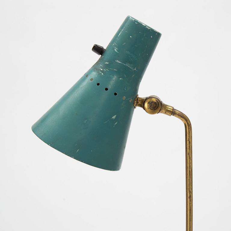 Hans-Agne Jakobsson, probably. A model '2851' floor lamp, Karlskrona Lampfabrik, 1950's.