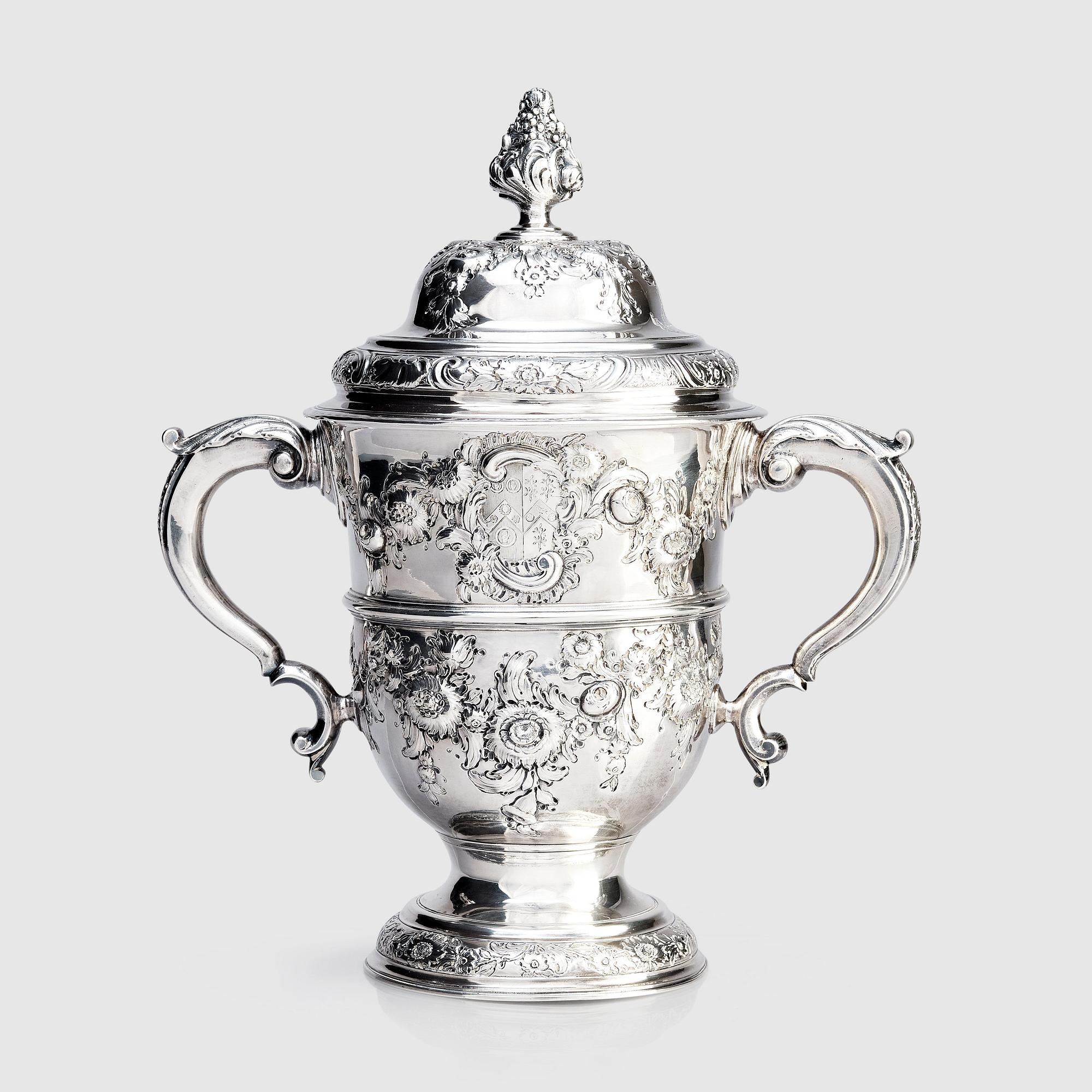 An English silver Grace Cup, mark of Thomas Whipham, London 1752.
