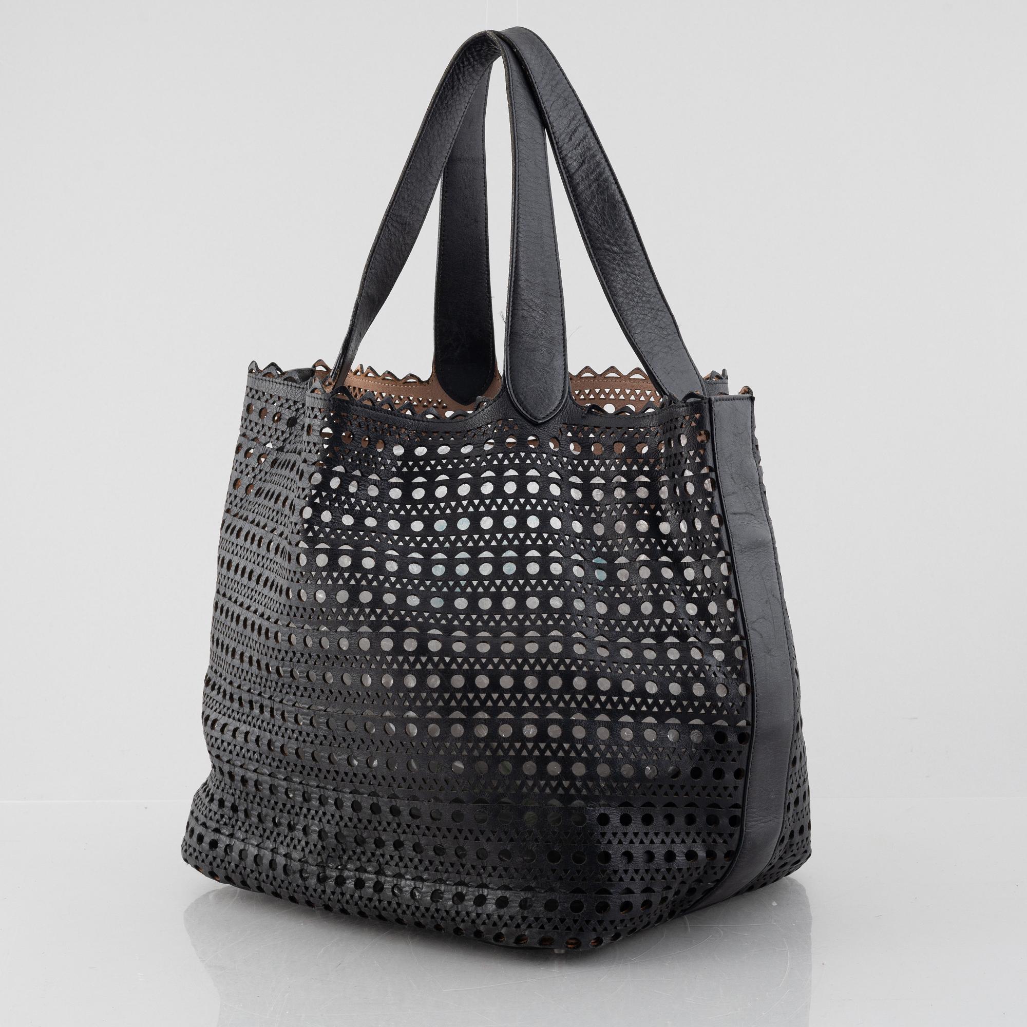 Alaïa, bag "Cabas Pression".