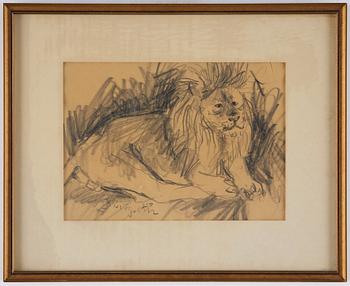 Bror Hjorth, A lion.