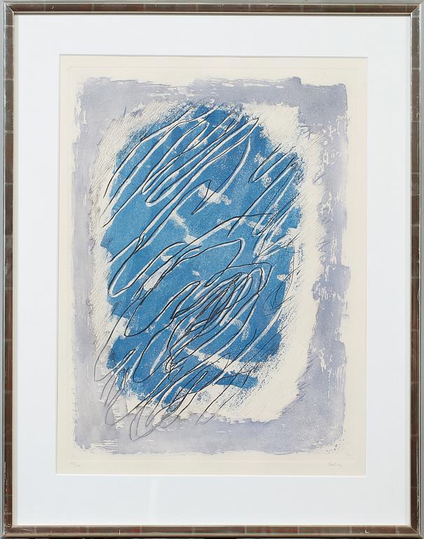 JEAN FAUTRIER, färgetsning, signerad och numrerad 82/100.