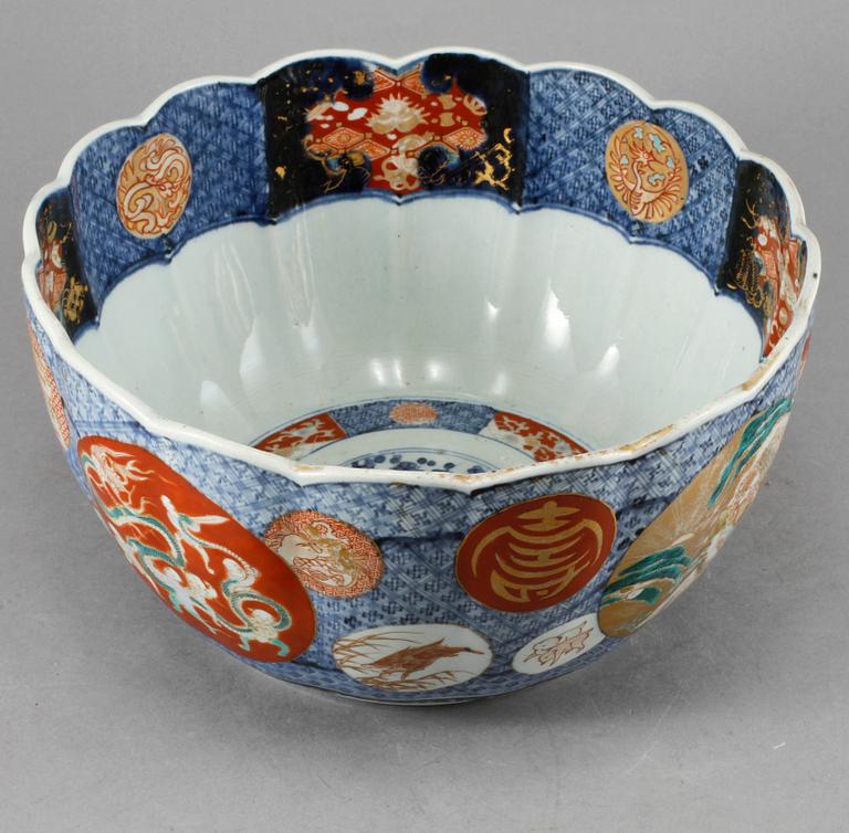 SKÅL, porslin, Imari, Japan, 1800-tal.