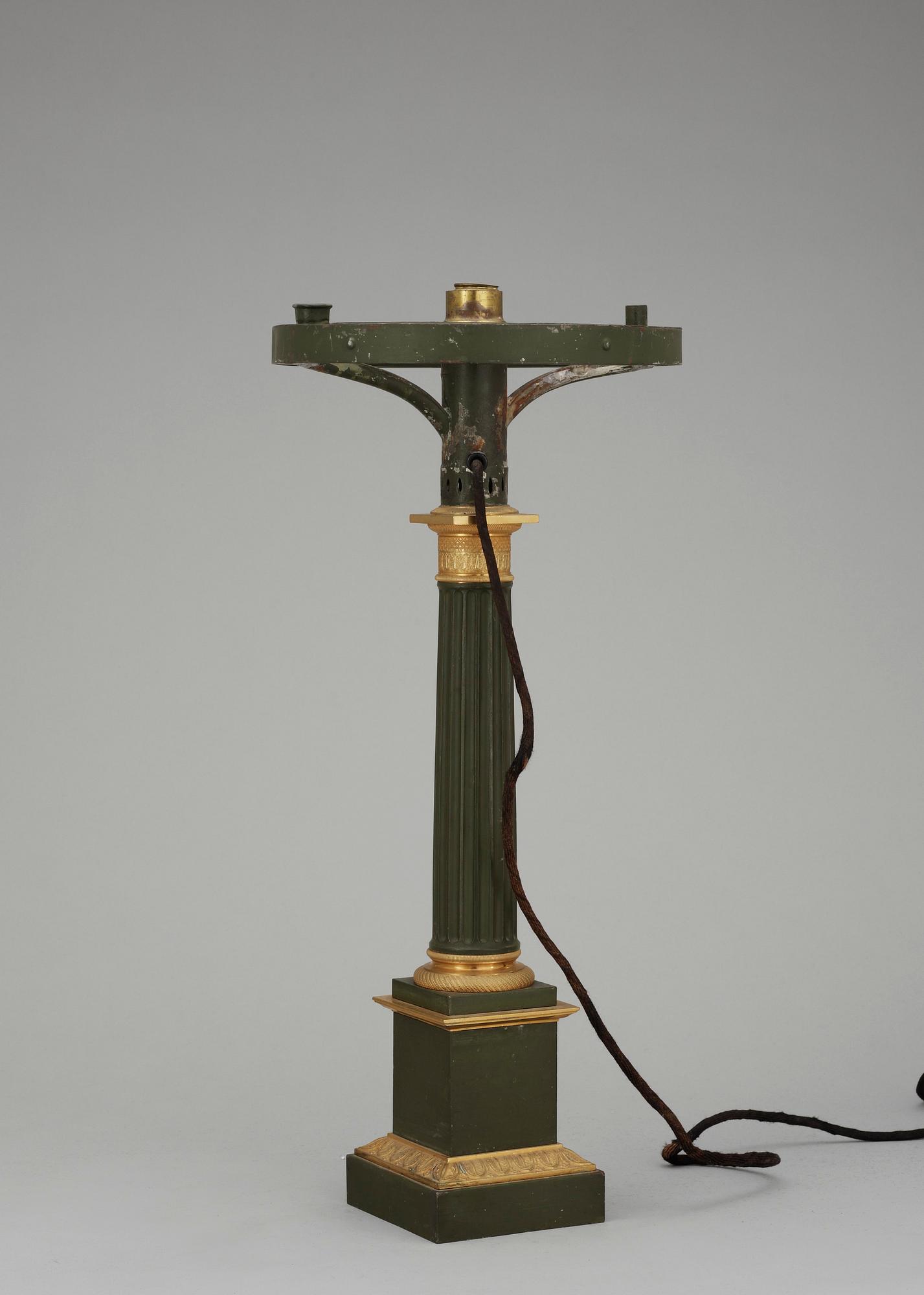 BORDSLAMPA,  senempire. Frankrike 1800-talets första del.