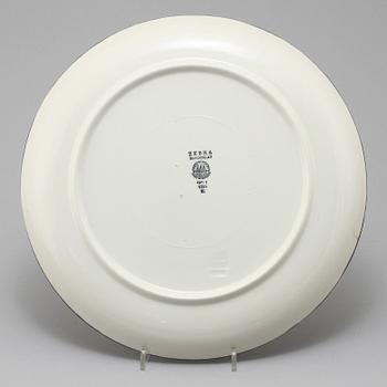 FAT, flintgods. "Zebra", Eugen Trost, Upsala-Ekeby Gefle, 1955-1967.