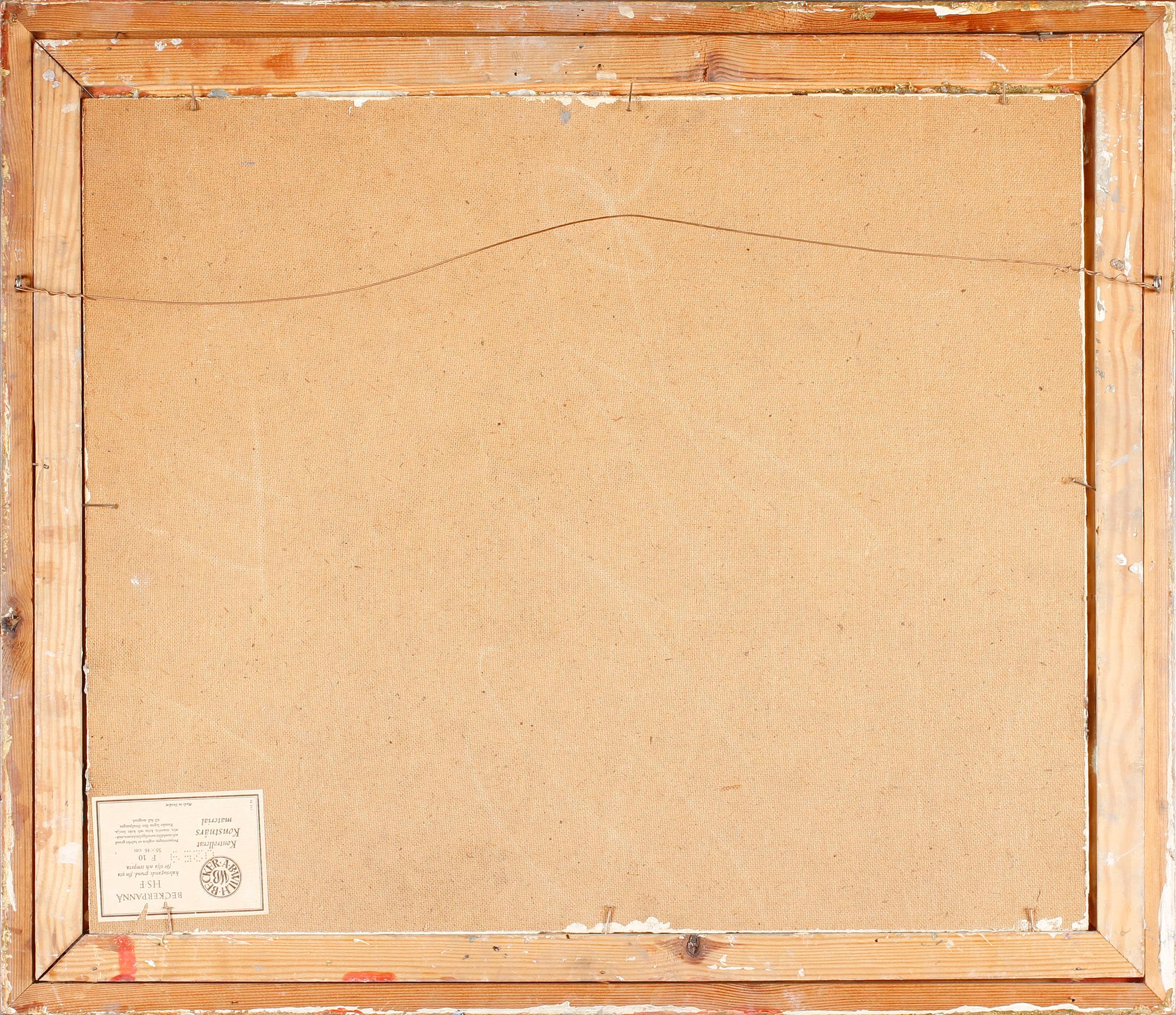 RAGNAR PERSON, olja på pannå, monogramsignerad.