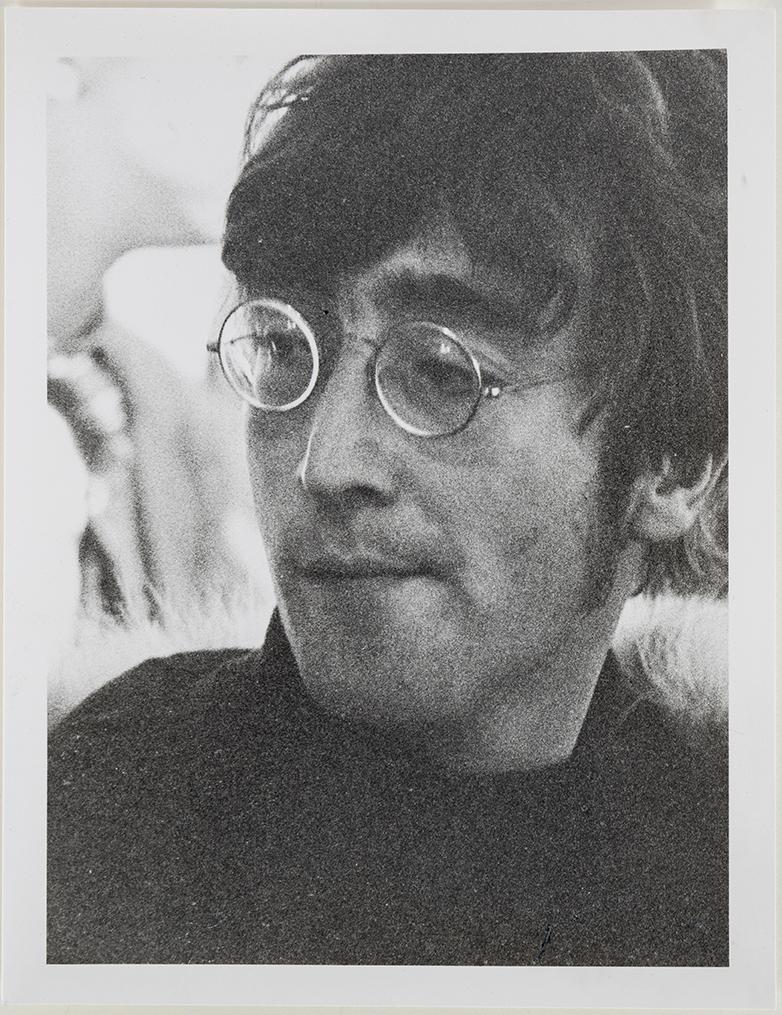 Hans Hammarskiöld, photograph of John Lennon signed on verso.