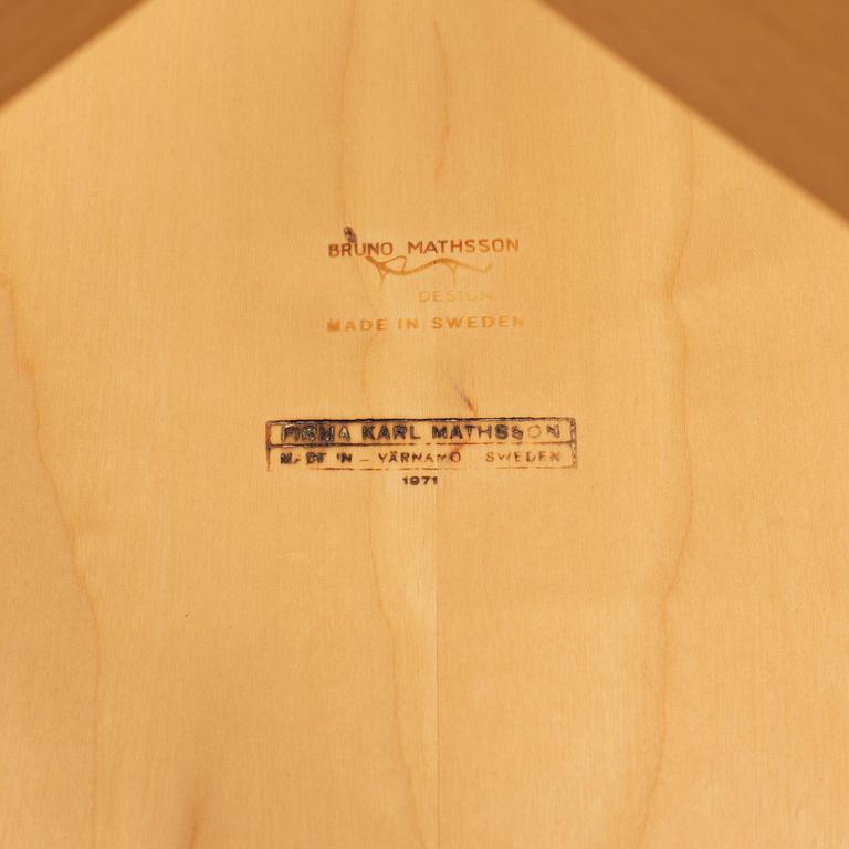 BRUNO MATSSON, bord, för Karl Mathsson, Värnamo, 1971.