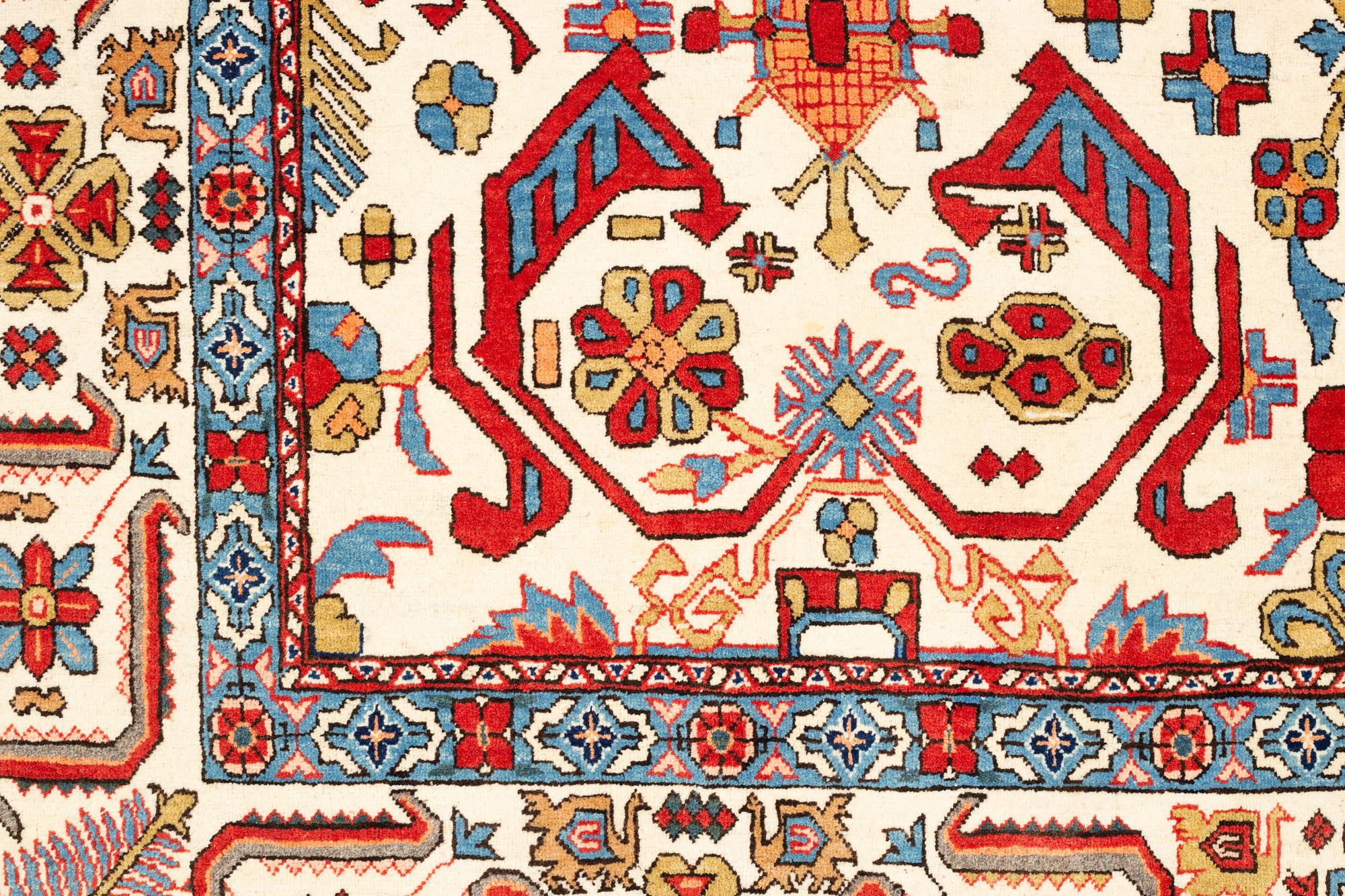 Matto, semi-antique Qum, ca 342,5 x 222 cm.