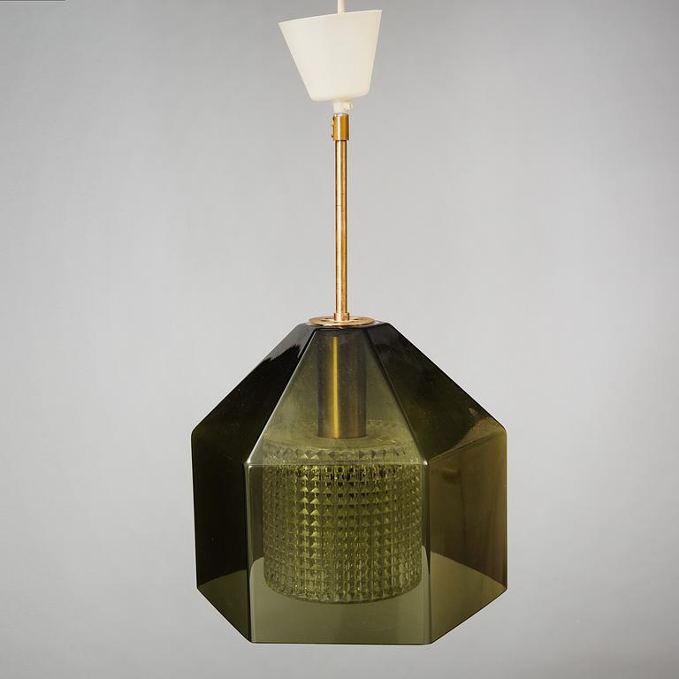 CARL FAGERLUND, a glass ceiling light from Orrefors, second half of the 20th Century.