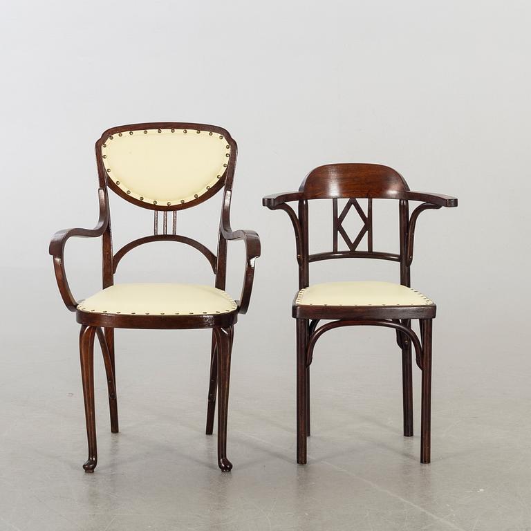 KARMSTOL samt STOL delvis Thonet, 1900-talets början.