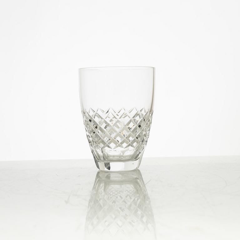 Vicke Lindstrand, glass service, "Blues", Kosta (45 pieces).