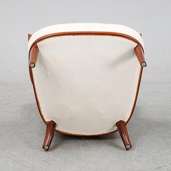 An 'Advokaten' lounge chair by Carl Malmsten, second half of the 20th Century.