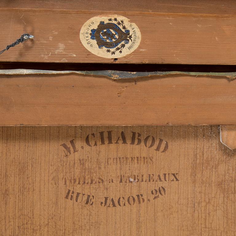 OTTO HAGBORG, oil on canvas, signed Otto Hagborg.