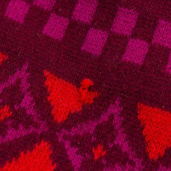 Louis Vuitton, mössa och halsduk.