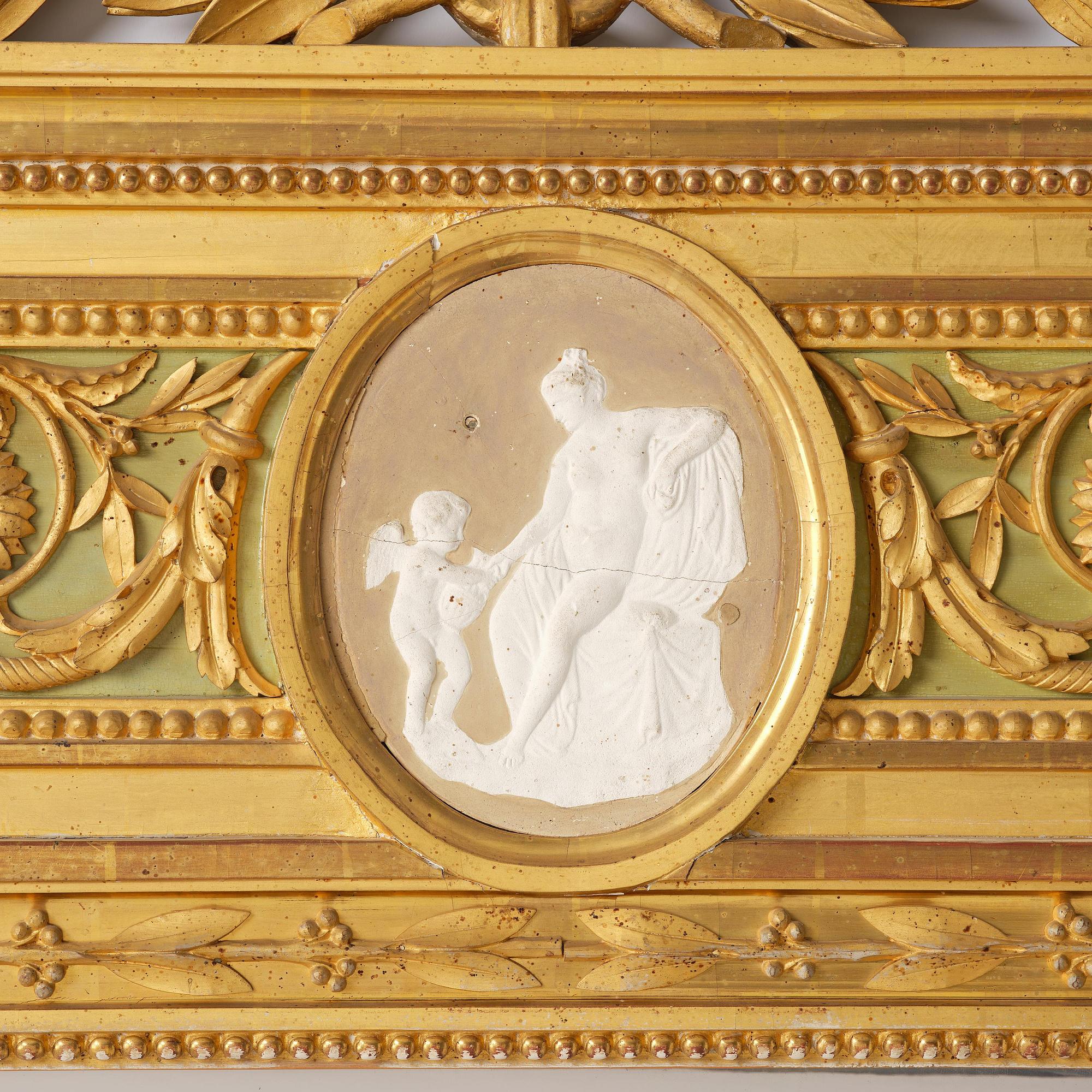 A pair of Late Gustavian mirrors, by Pehr Ljung (1743-1819).
