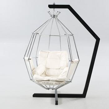 IB ARBERG, fåtölj, "Papegojan", Ibar Design AB, Jönköping, Formgiven 1970-71.