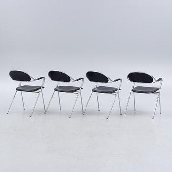 Bruno Mathsson, a set of four 'BM 65' chairs, Bruno Mathsson International, 2009-2010.