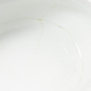 Royal Copenhagen, terrin, porslin, "Musselmalet", modell 597, Danmark, 1894 - 1900.