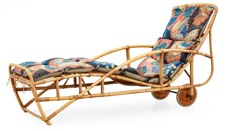 A Josef Frank rattan lounge chair, Svenskt Tenn.