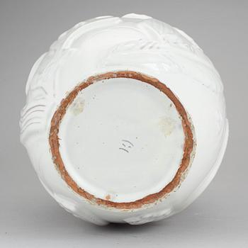 An earthenware vase designed by Anna-Lisa Thomson for Upsala-Ekeby.