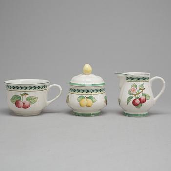 MATSERVIS, 56 delar, porslin, "French Garden", Villeroy & Boch.