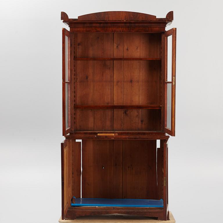 An Empire book cabinet, Stockholm, first half of the 19th Century.